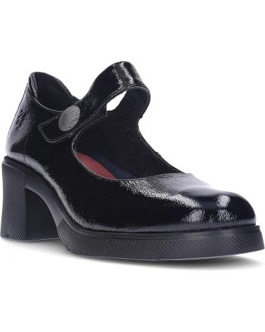 24 HORAS MARY JANE 26605 PELLE VERNICIATA NERA TACCO GROSSO NEGRO 24 HORAS MARY JANE 26605 PELLE VERNICIATA NERA TACCO GROSSO NEGRO