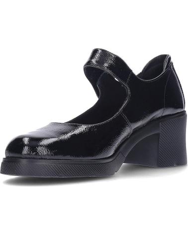 24 HORAS MARY JANE 26605 PELLE VERNICIATA NERA TACCO GROSSO NEGRO 24 HORAS MARY JANE 26605 PELLE VERNICIATA NERA TACCO GROSSO NEGRO