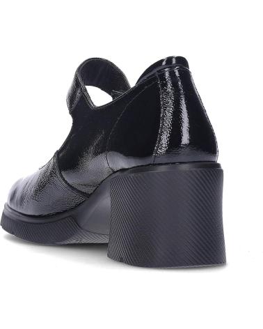 24 HORAS MARY JANE 26605 PELLE VERNICIATA NERA TACCO GROSSO NEGRO 24 HORAS MARY JANE 26605 PELLE VERNICIATA NERA TACCO GROSSO NEGRO