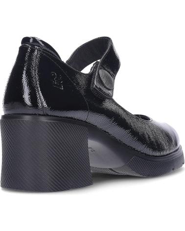 24 HORAS MARY JANE 26605 PELLE VERNICIATA NERA TACCO GROSSO NEGRO 24 HORAS MARY JANE 26605 PELLE VERNICIATA NERA TACCO GROSSO NEGRO