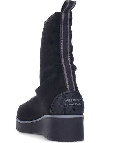 PEDRO MIRALLES 27500 SUEDE STRETCH BLACK NEGRO