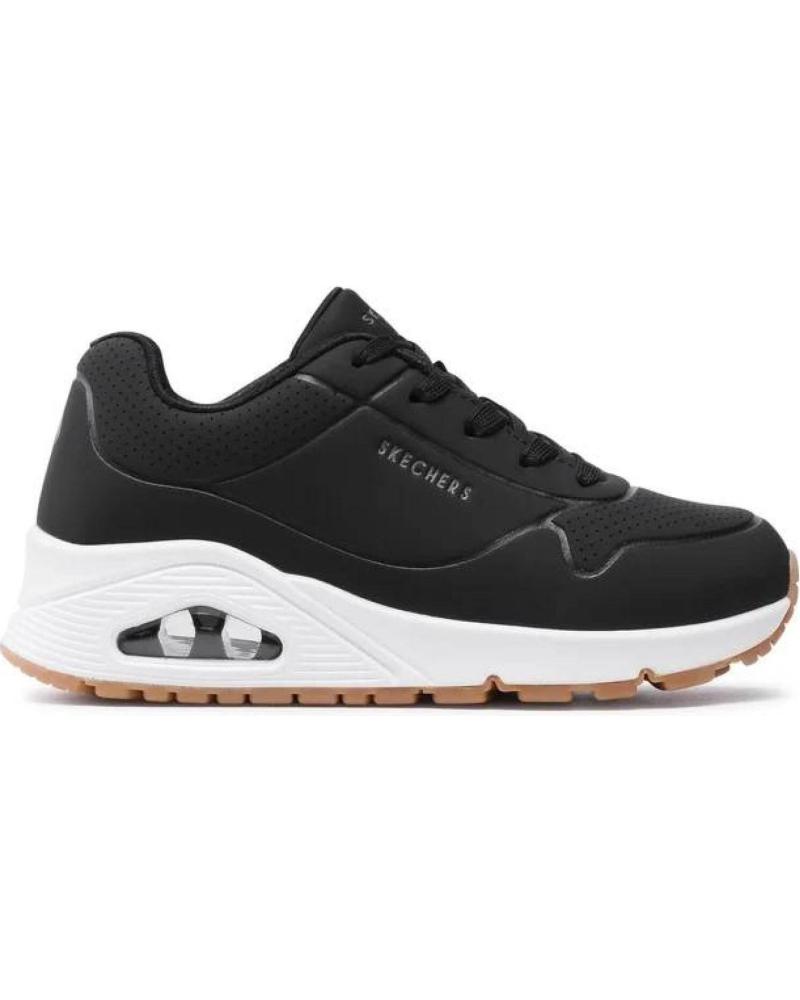 SCARPE DA GINNASTICA SKECHERS UNO - STAND ON AIR NERE CON AMMORTIZZAZIONE NEGRO SCARPE DA GINNASTICA SKECHERS UNO - STAND ON AIR NERE CON AMMORTIZZAZIONE NEGRO