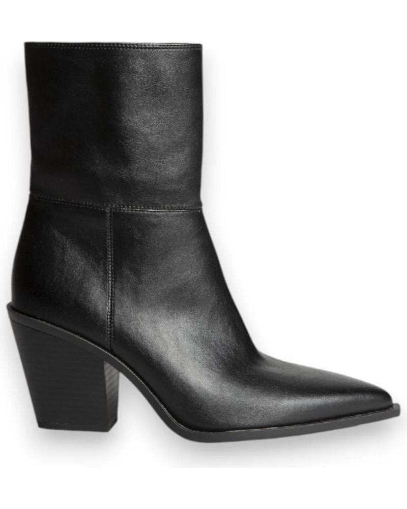 BOTÍN KESLEM CON TACÓN EN NEGRO NEGRO