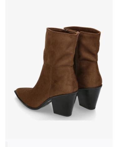BOTÍN KESLEM CON TACÓN EN MARRÓN MARRON