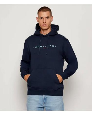 TOMMY HILFIGER SUDADERA CON CAPUCHA DM0DM20746 AZUL MARINO AZUL