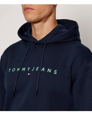 TOMMY HILFIGER SUDADERA CON CAPUCHA DM0DM20746 AZUL MARINO AZUL