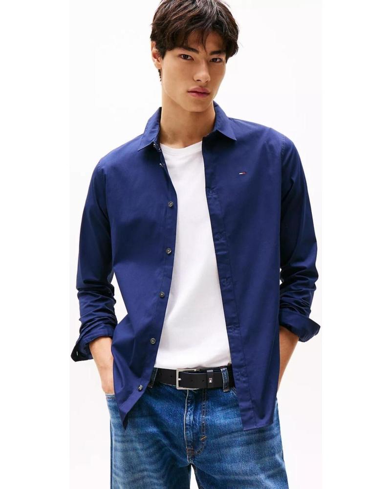 TOMMY HILFIGER DM0DM04405 NAVY BLUE CASUAL SHIRT AZUL