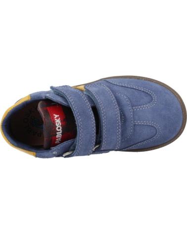 PABLOSKY BAREFOOT SHOE 047246P NAVY BLUE - HOOK-AND-LOOP CLOSURE NAVY