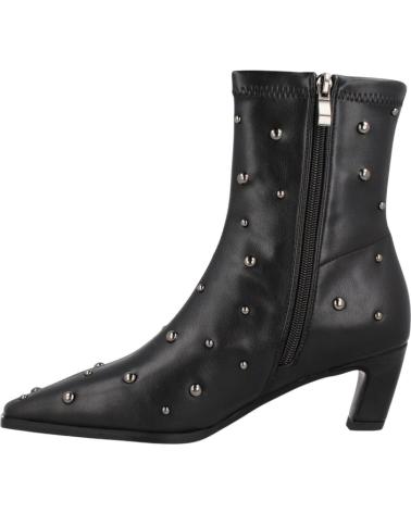 ITSE TIRANA BLACK ANKLE BOOTS WITH STUDS NEGRO