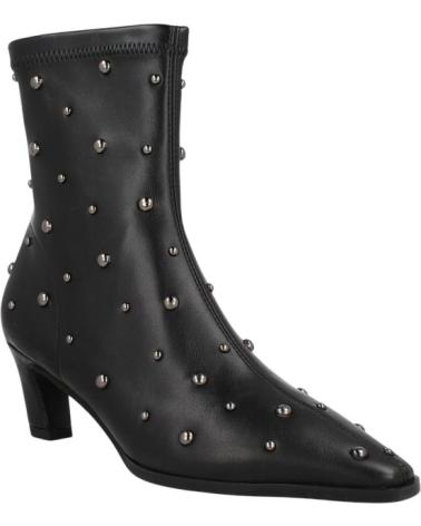 ITSE TIRANA BLACK ANKLE BOOTS WITH STUDS NEGRO