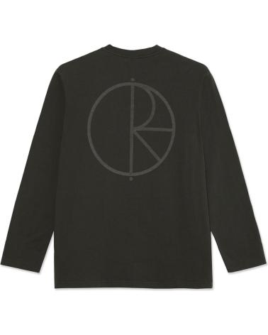 CAMISETA MANGA LARGA POLAR STEVE LS TEE STROKE LOGO - DIRTY BLACK NAN