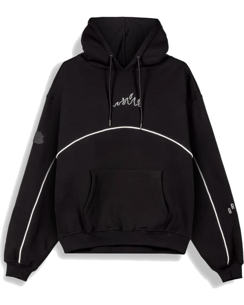 FELPA CON CAPPUCCIO GRIMEY INFAMOUS BOXY NERA NAN FELPA CON CAPPUCCIO GRIMEY INFAMOUS BOXY NERA NAN