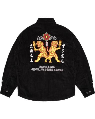 CAMISA DE PANA JACKER BAIJU CORDUROY SHIRT NEGRA NAN