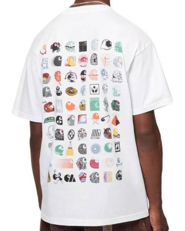 CARHARTT WIP CAMISETA S-S C LOGO ARCHIVE T-SHIRT BLANCO WHITE NAN