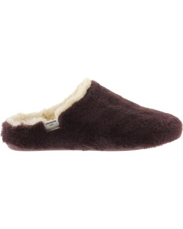 VICTORIA NORTE PELO SOFT BURGUNDY SLIPPERS REF. 1081123 BURDEOS