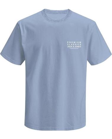 T-SHIRT JACK & JONES JPRBLATAILOR SS TEE FST - AZZURRO MULTICOLOR