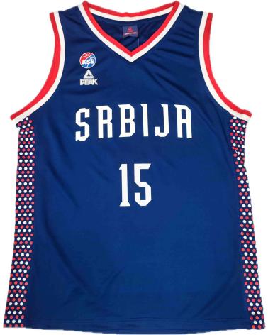 MAGLIA DA BASKET PEAK NIKOLA JOKIC SERBIA PARIGI 2024 BLU 1