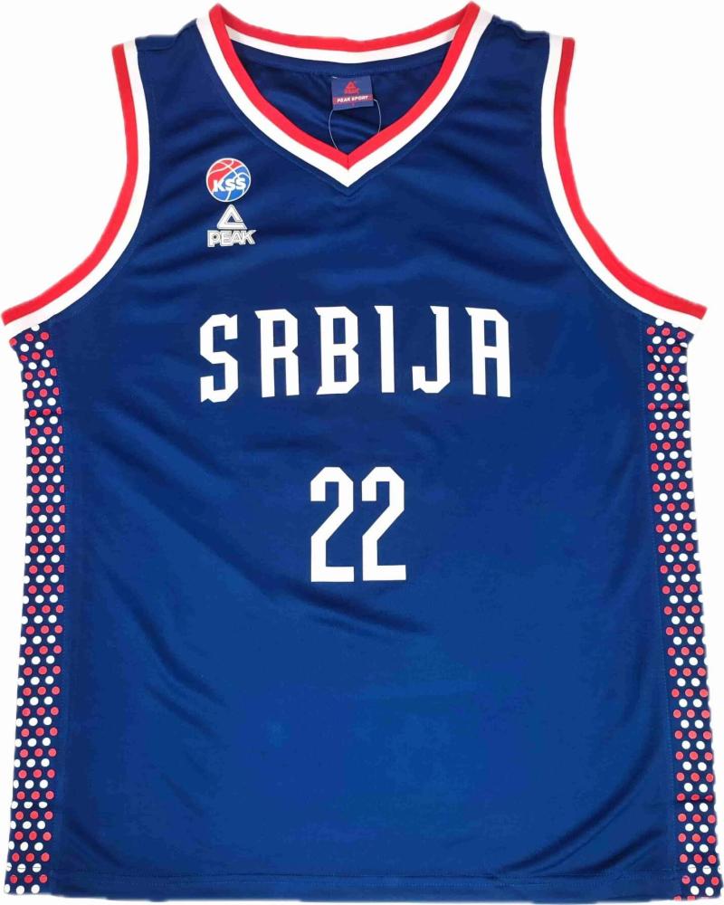 MAGLIA PEAK VASILIJE MICIC SERBIA PARIGI 2024 BLU 1 MAGLIA PEAK VASILIJE MICIC SERBIA PARIGI 2024 BLU 1