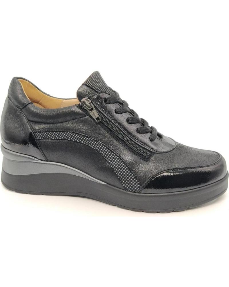 SCHNÜRSCHUHE PIESANTO 245751 SCHWARZ MIT SEITLICHEM REISSVERSCHLUSS NEGRO SCHNÜRSCHUHE PIESANTO 245751 SCHWARZ MIT SEITLICHEM REISSVERSCHLUSS NEGRO