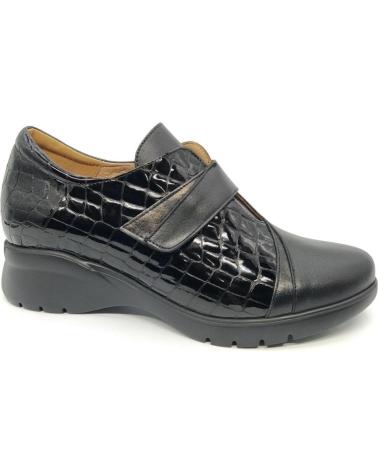 SCARPE CON VELCRO PIESANTO 245856 NERE NEGRO