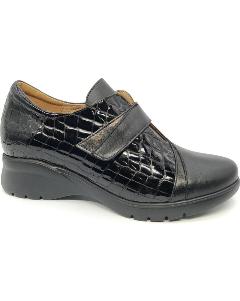 SCARPE CON VELCRO PIESANTO 245856 NERE NEGRO