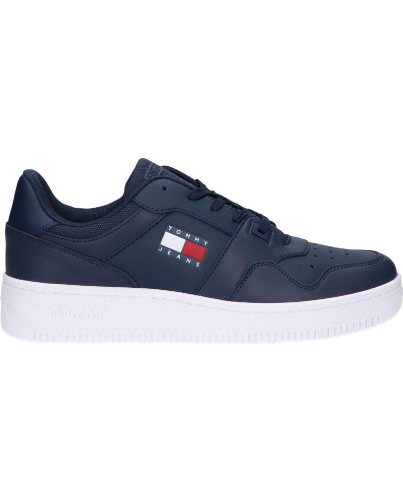 Scarpe sport per Uomo TOMMY HILFIGER EM0EM00955 RETRO BASKET C87 TWILIGHT NAVY
