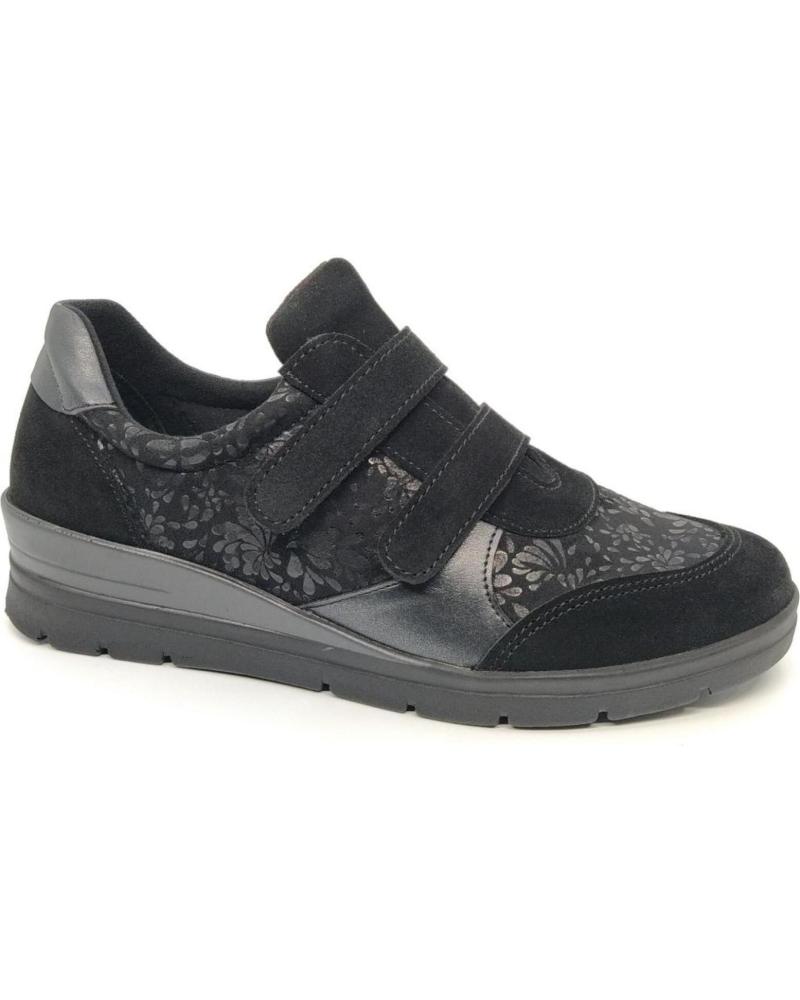 LUMEL LUNA 27 BLACK CASUAL SHOE WITH VELCRO NEGRO