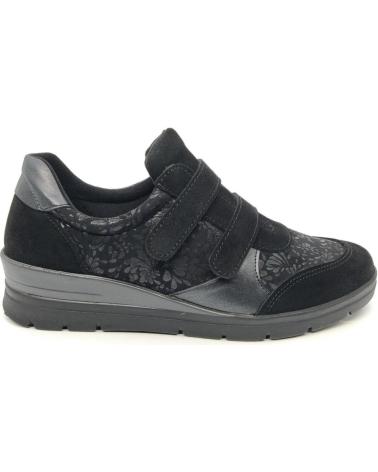 LUMEL LUNA 27 BLACK CASUAL SHOE WITH VELCRO NEGRO