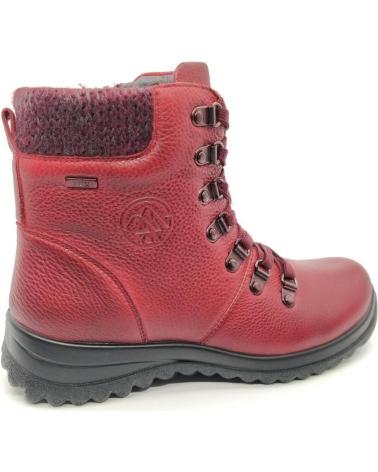 BOTTINE G COMFORT 10174 BORDEAUX AVEC LACETS ROJO