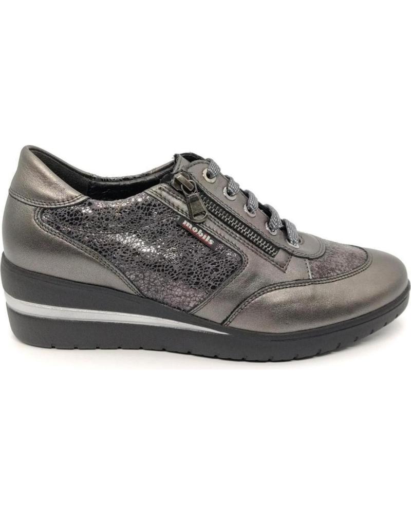 MEPHISTO DEPORTIVO MOBILS PATRIZIA GRIS METÁLICO METáLICO