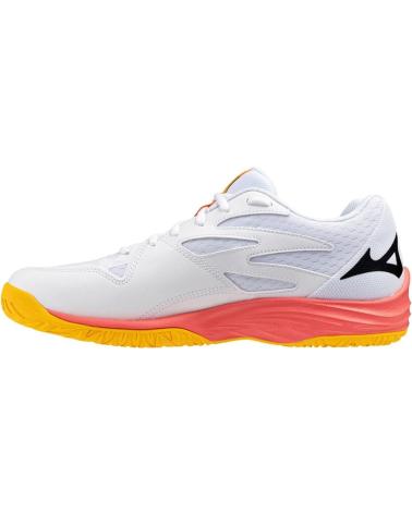 MIZUNO THUNDER BLADE Z HANDBALL SHOES WHITE WITH ACCENTS BLANCO