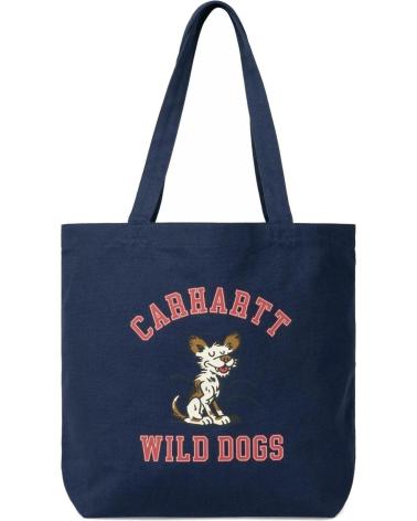 SAC FOURRE-TOUT CARHARTT WIP CANVAS "WILD DOG" BLEU MARINE NAN