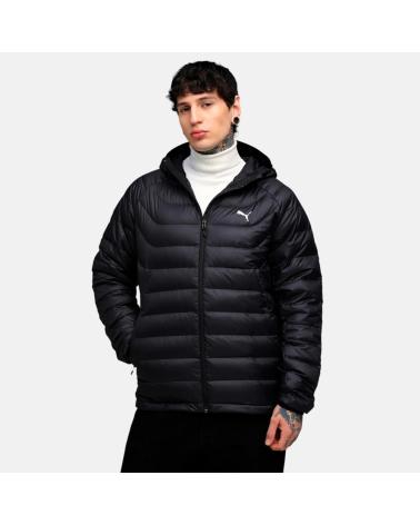 PUMA ABRIGO ACOLCHADO NEGRO CON CAPUCHA NAN