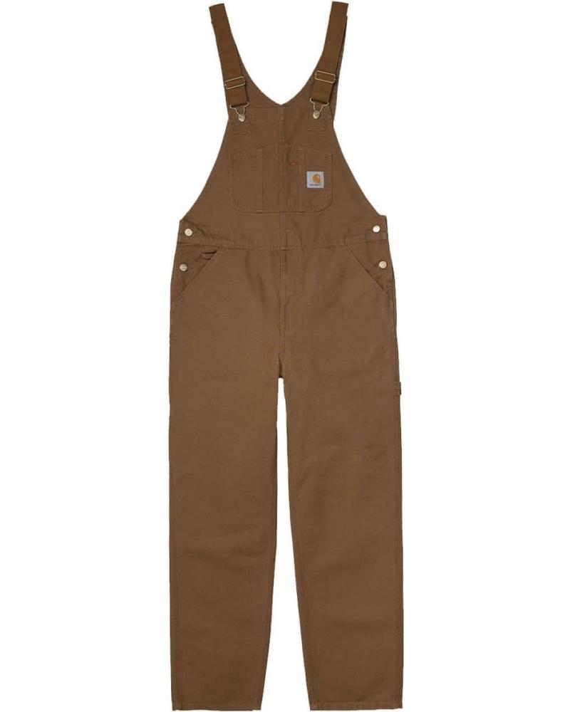 CARHARTT WIP LATZHOSE BIB OVERALL BRAUN HAMILTON BROWN RINSED NAN CARHARTT WIP LATZHOSE BIB OVERALL BRAUN HAMILTON BROWN RINSED NAN