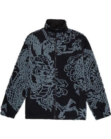 RIPNDIP HAKU REVERSIBLE JACKET CHARCOAL BLACK NAN