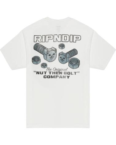 RIPNDIP T-SHIRT NUT THE BOLT POCKET WHITE NAN
