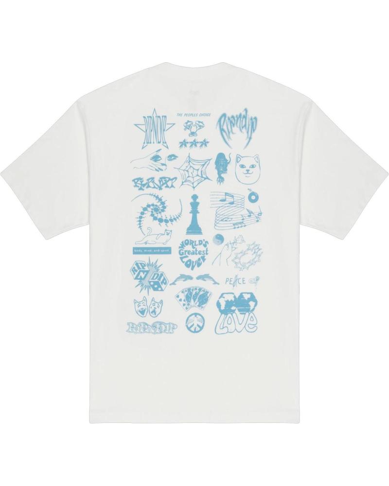 T-SHIRT RIPNDIP THE PEOPLES CHOICE BRANCO NAN T-SHIRT RIPNDIP THE PEOPLES CHOICE BRANCO NAN