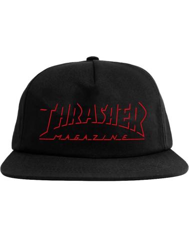 CAPPELLINO THRASHER SHADOW MAG LOGO SNAPBACK NERO NAN