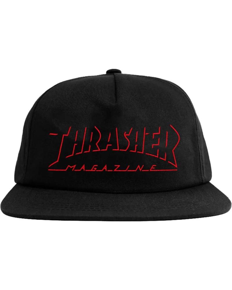 CAPPELLINO THRASHER SHADOW MAG LOGO SNAPBACK NERO NAN CAPPELLINO THRASHER SHADOW MAG LOGO SNAPBACK NERO NAN