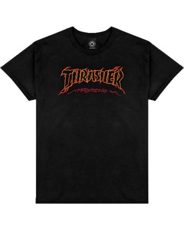 THRASHER CAMISETA CRACKED BY EXTEENAGER NEGRA NAN