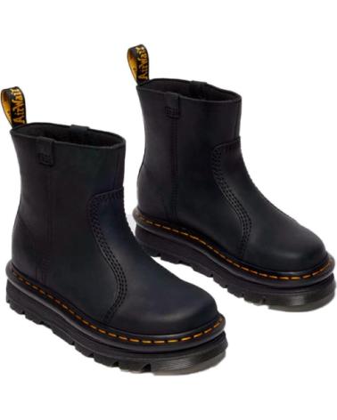DR MARTENS ZEBZAG BLACK ANKLE BOOTS NEGRO