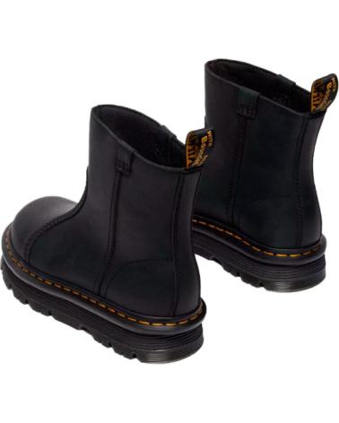 DR MARTENS ZEBZAG BLACK ANKLE BOOTS NEGRO