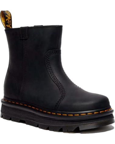 DR MARTENS ZEBZAG BLACK ANKLE BOOTS NEGRO