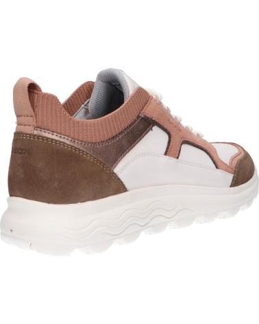 Esportes  de Mulher GEOX D26NUC 08522 D SPHERICA C1Q8J OFF WHITE-DK ROSE