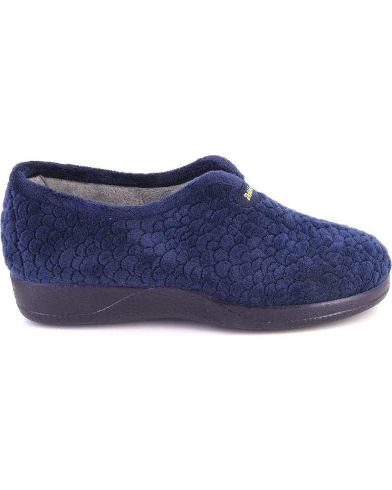 DEVALVERDE 1142 NAVY BLUE HOUSE SLIPPERS AZUL MARINO