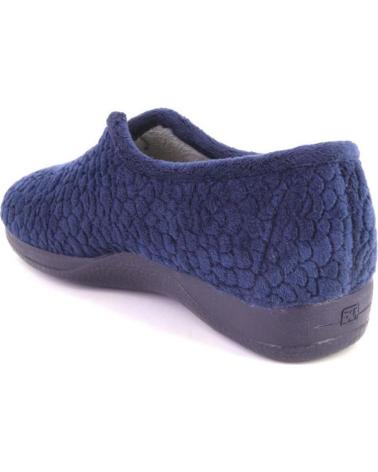 DEVALVERDE 1142 NAVY BLUE HOUSE SLIPPERS AZUL MARINO