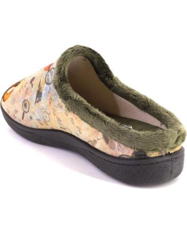 PLUMAFLEX 12229HOLMES KAKI - PANTUFAS SHERLOCK HOLMES KAKI
