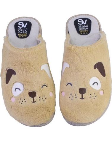 PANTUFAS SALVI URSUS 02F-018 BEGE BEIGE