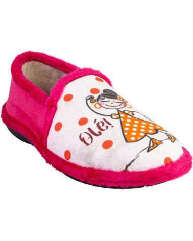 SUAVEFLEX 250-OLE RED HOUSE SLIPPERS ROJO