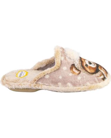 HAUSSCHUHE COSDAM 4658 BÄREN-DESIGN STEINFARBE PIEDRA